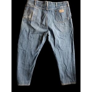 Vintage 90s Wrangler Riata Jeans Taper Leg 42 X 30 Made In USA‎ 100% Cotton